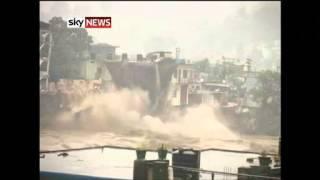 Uttarakhand, India: Flood Deaths As Homes Fall Into River