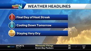 Iowa weather: Cooler changes return tomorrow