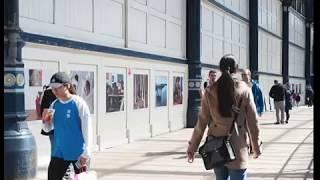 Faces of Brighton  - Hanging the exhibition