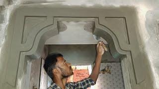 Kitchen arch S Border Design Birck Joint Cement Mixing Making Video #archdesign #work