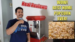 Great Northern Red 8 Ounce Popcorn Machine with Cart How To Real Review