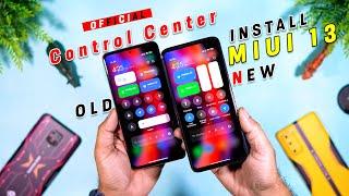 OFFICIAL MIUI 13 CONTROL CENTER FIRST LOOK | MIUI 13 NEW CONTROL CENTER 3.0 | MIUI 13 Install Now !