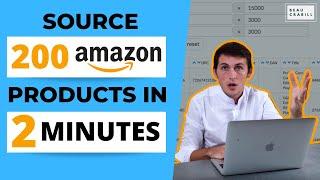 I Source 200 Products In 2 MINUTES - AMAZON FBA SELLER