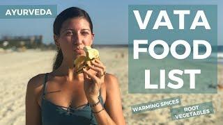 Vata Food List | How to Balance Vata Dosha | Clareminded