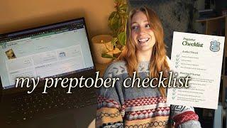 preparing to write a novel in a month | my preptober checklist for NaNoWriMo