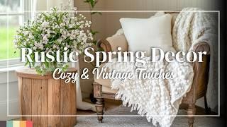 Rustic Vintage Spring Farmhouse Decor: Cozy & Timeless Ideas for a Charming Home Refresh!