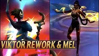 VIKTOR REWORK INGAME MODEL & MEL NEW CHAMPION CONFIRMED - League of Legends