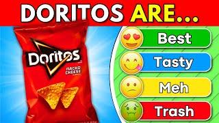 Chips Tier List: Rank Chips from Best to Trash  | Junk Food Quiz 
