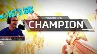 Nick Eh 30's reacts to his FIRST WIN on Apex Legends Battle Royale!