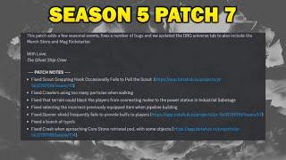 Season 5 Patch #7 - Holiday prep (Deep Rock Galactic)