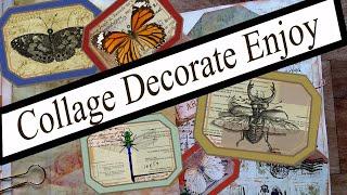 Junk Journal Joy Museum Archival Journal: Decorating Pages & Pockets Tutorial Pt. 3J