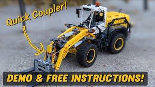 Lego Quick coupler Demo & Free Instructions