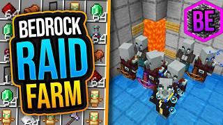 RAID FARM in Minecraft Bedrock 1.21 (MCPE/Xbox/PS4/Nintendo Switch)