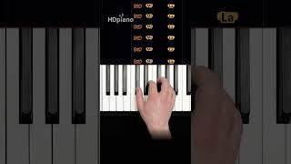 CUALQUIERA puede aprender esta parte de piano! #shorts #pianotutorial