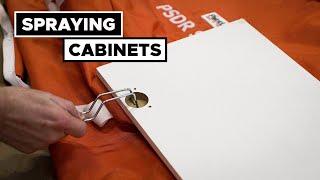 Make Cabinet Door Spraying EASY?