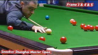 Snooker Shanghai Master Open Ronnie O’Sullivan VS Luca Brecel ( Frame 3 & 4 & 5 )