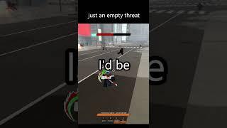 just an empty threat #roblox #cursedarena #jjk #shorts