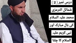 درس نمبر ( 2 ) شمائل الترمزیمحمد علیہ السلام کی بال مبارک اور نبی کریم علیہ السلام کا چلنا