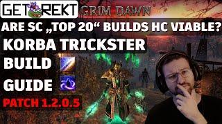 Grim Dawn Build Highlight - Korba Trickster - SC "TOP 20"