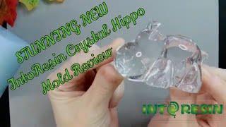 STUNNING NEW @intoresin Crystal Hippo Mold Review  #fuhitim #diy #epoxyresin #asmr