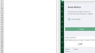 Get Flipside Crypto data in Excel and Google Sheets - Assets Metrics