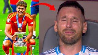 THE REAL REASON WHY LIONEL MESSI CRIED ON THE BENCH and LAMINE YAMAL' NEW RECORD at EURO!