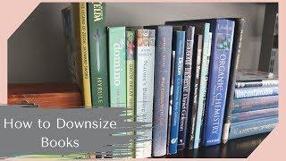 How I Declutter Books | Downsizing Your Personal Library