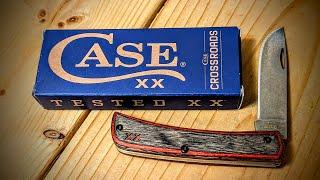 Case Crossroads Sod Buster Jr. Black and Red Wood S35VN