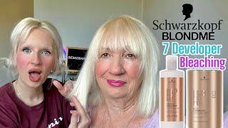 Trying Schwarzkopf BlondMe Bleach On My Mom