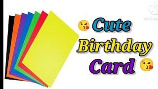 Easy & Beautiful Birthday card making ideas /Happy Birthday card/handmade birthday greeting card