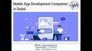 Mobile App Development Companies in Dubai