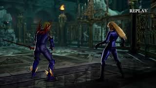 Marvel SoulCalibur Round 2 Human Torch vs Invisible Woman