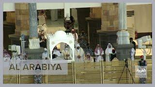 Saudi Arabia's King Salman performs Eid al-Fitr prayers in Mecca