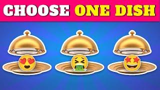 Choose One Dish!  GOOD vs BAD Food Edition | Quiz Rainbow