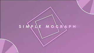 Simple MoGraph #MotionGraphic #AlightMotion