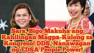 Sara, Bigo Makuha ang Kahilingan Magpa-Kulong sa Kongreso! DDS, Nanawagan ng EDSA People Power!