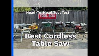 Best Cordless Table Saw | Head-2-Head Comparison