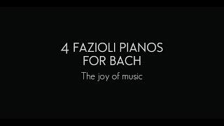 Four Fazioli pianos for Bach | The Joy of Music