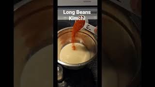 Asparagus Beans Kimchi #shorts #kimchi #koreansidedish