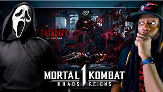 Mortal Kombat 1 - Ghostface Gameplay, Fatality & Animality!