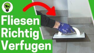 Fliesen Verfugen  GENIALE ANLEITUNG: Wie Wand- und Bodenfliesen mit Fugenmörtel Richtig Verfugen???