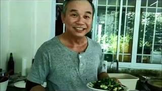 Chef Sam - How to cook Stir fried spinach with fish cake