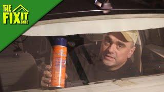 Headliner Repair Using Permatex Heavy Duty Automotive Headliner Adhesive   | The Fixit Shed