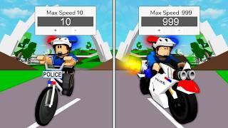 Upgrading SLOWEST To FASTEST Police Bike!! (Brookhaven RP)