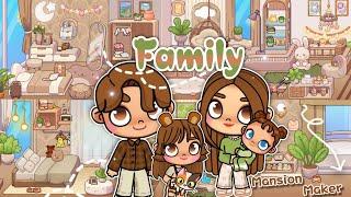 AVATAR WORLD AESTHETIC🪴MANSION FAMILY HOUSE MAKER IN AVATAR WORLD| PAZU GAME