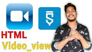 HTML WebView video view in sketchware hindi videos/Aauraparti