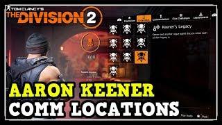 The Division 2 All Aaron Keener Comms Locations (Warlords of New York Aaron Keener Comms)