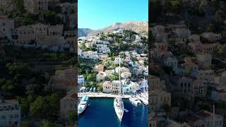 Island life ️ Symi morning #symi #symitv #islandlife #greece #morning #symi #drone #dronevideos