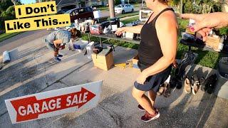 We Were Being WATCHED At This Garage Sale!