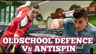 WHAT A Legendary  ANTISPIN VS DEFENCE Tabletennis MATCH by Florian Bluhm & Carlos Mühlbach